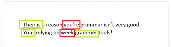Microsoft Word Grammar