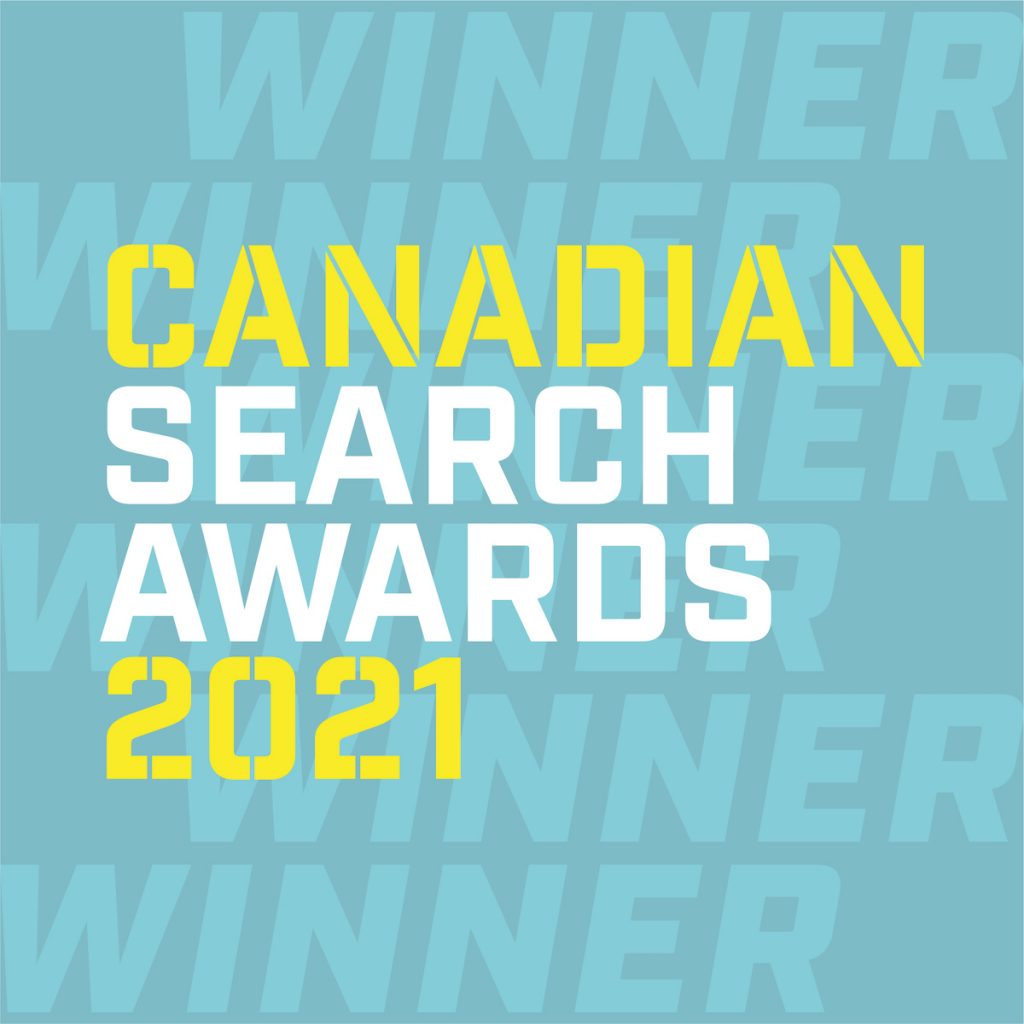 2021 Canadian Search Awards Winner