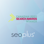 2022 Canadian Search Awards winner seoplus+