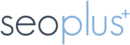 Logo for seoplus+ digital marketing agency specializing in SEO, PPC, content marketing, digital PR, and social media.