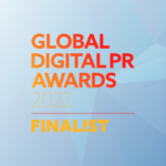 Global digital PR awards finalist badge