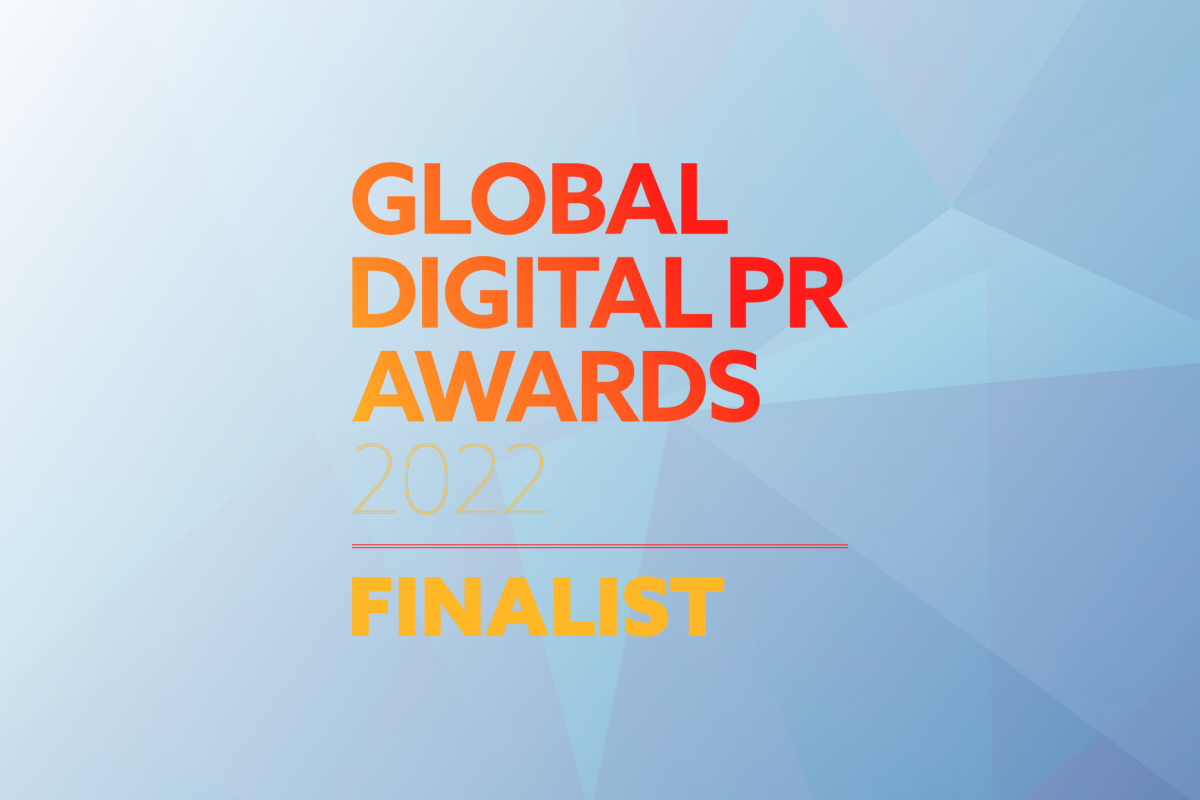 2022 Global Digital PR Awards Finalist Badge