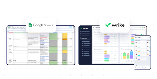 Google Sheets vs. Wrike