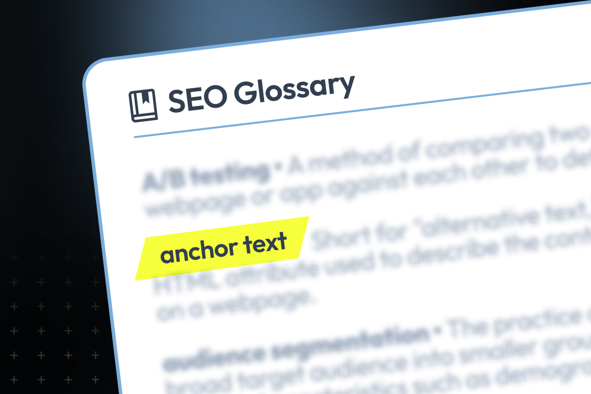 anchor text