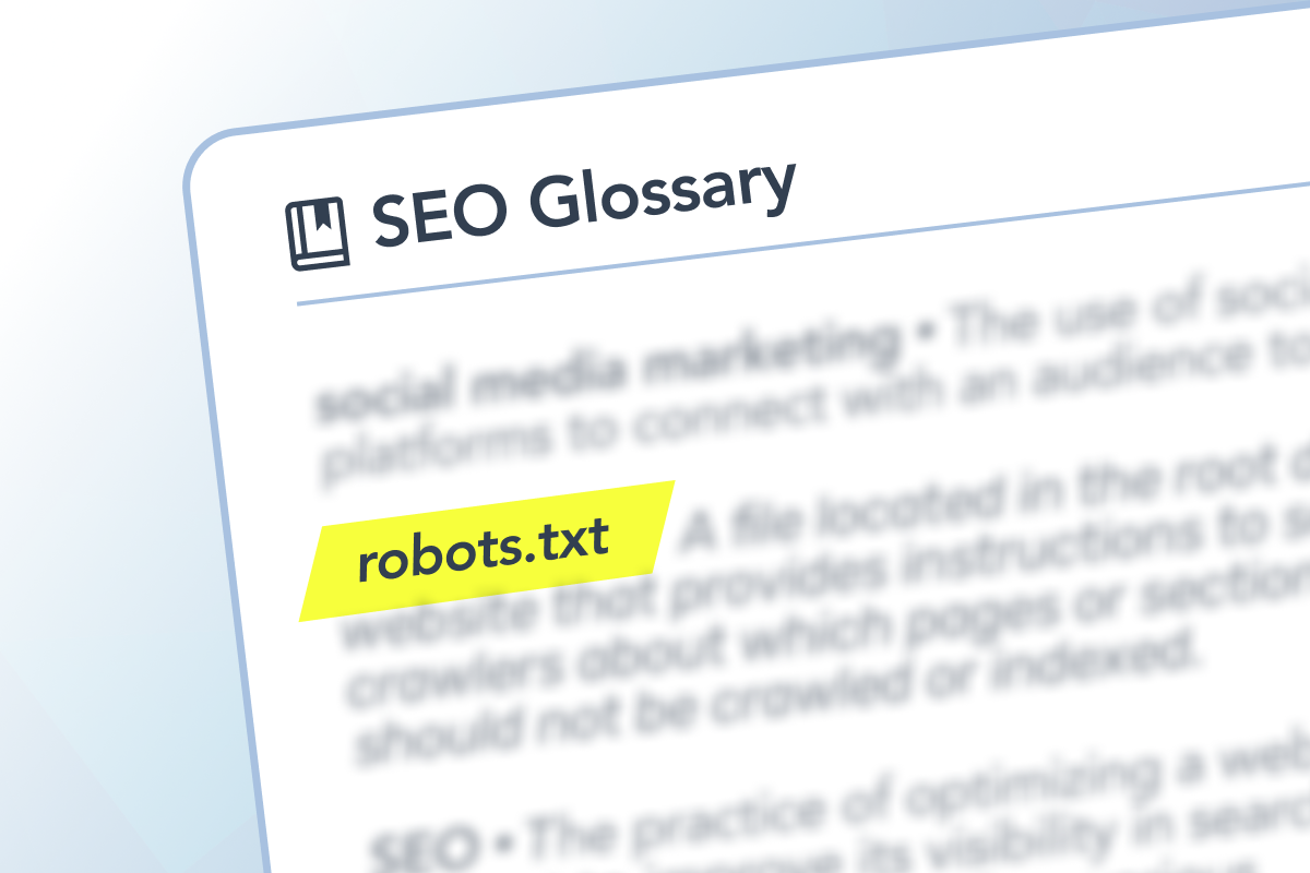 SEO Glossary: Robots.txt