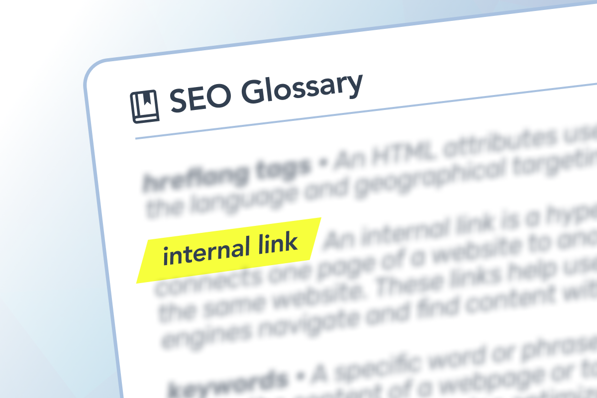 SEO Glossary: Internal Link