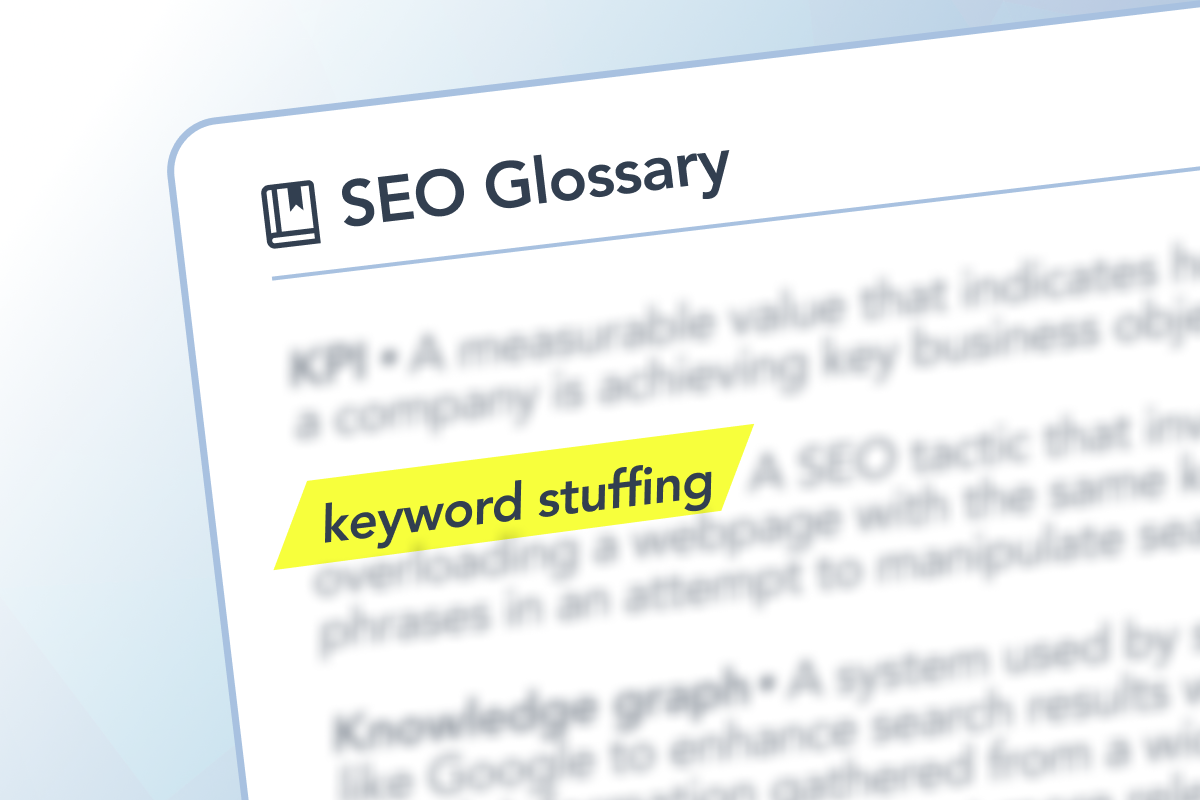 SEO Glossary: Keyword Stuffing