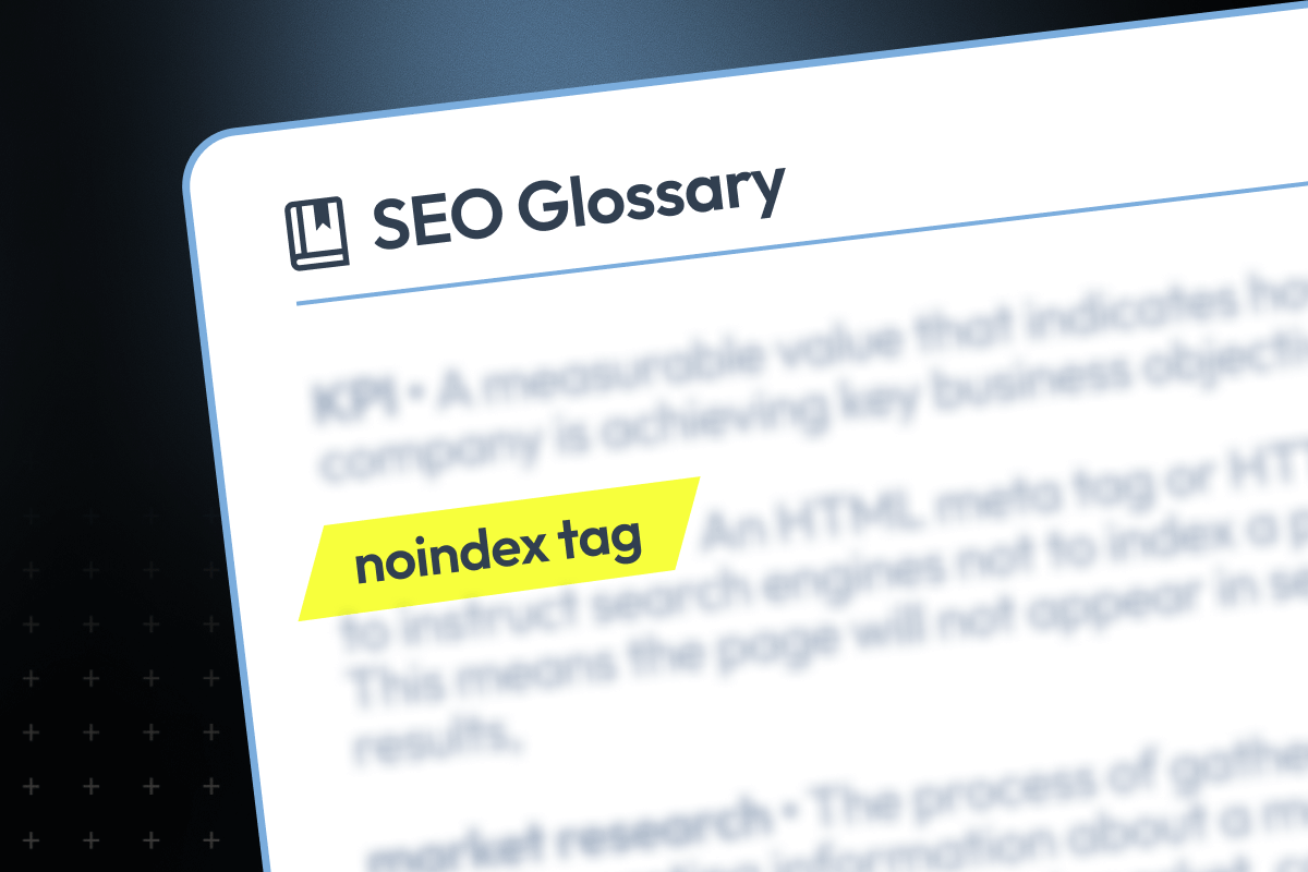 noindex tag