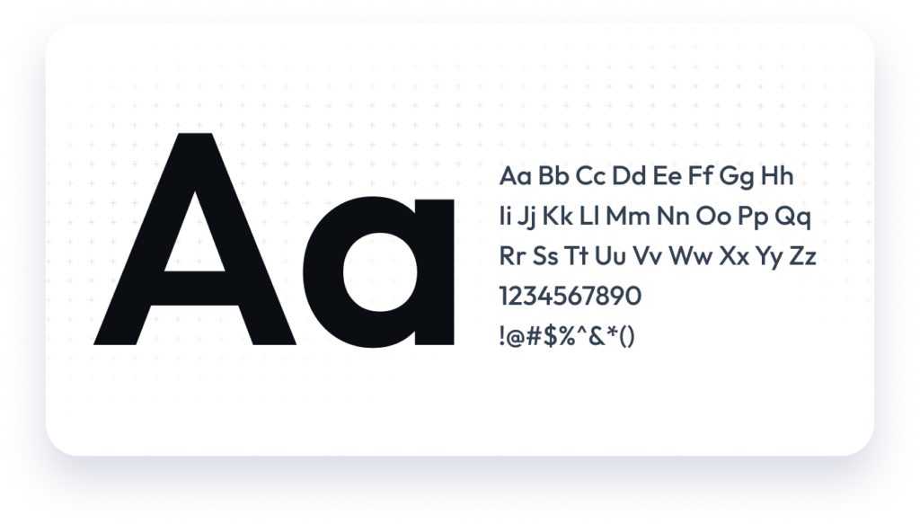 Logo design example - fonts
