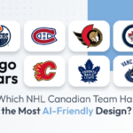 Logo Playoffs – Which NHL Canadian Team Has the Most AI-Friendly Design? 3 | Award-Winning Digital Marketing Agency a selection of nhl logos with the text logo wars & which NHL Canadian team ha the most ai-friendly design