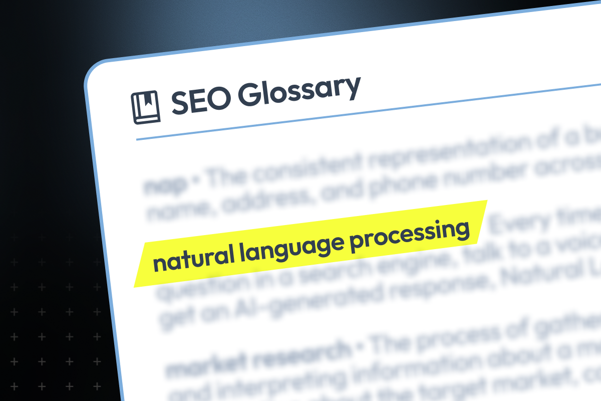 SEO Glossary: Natural Language Processing (NLP)