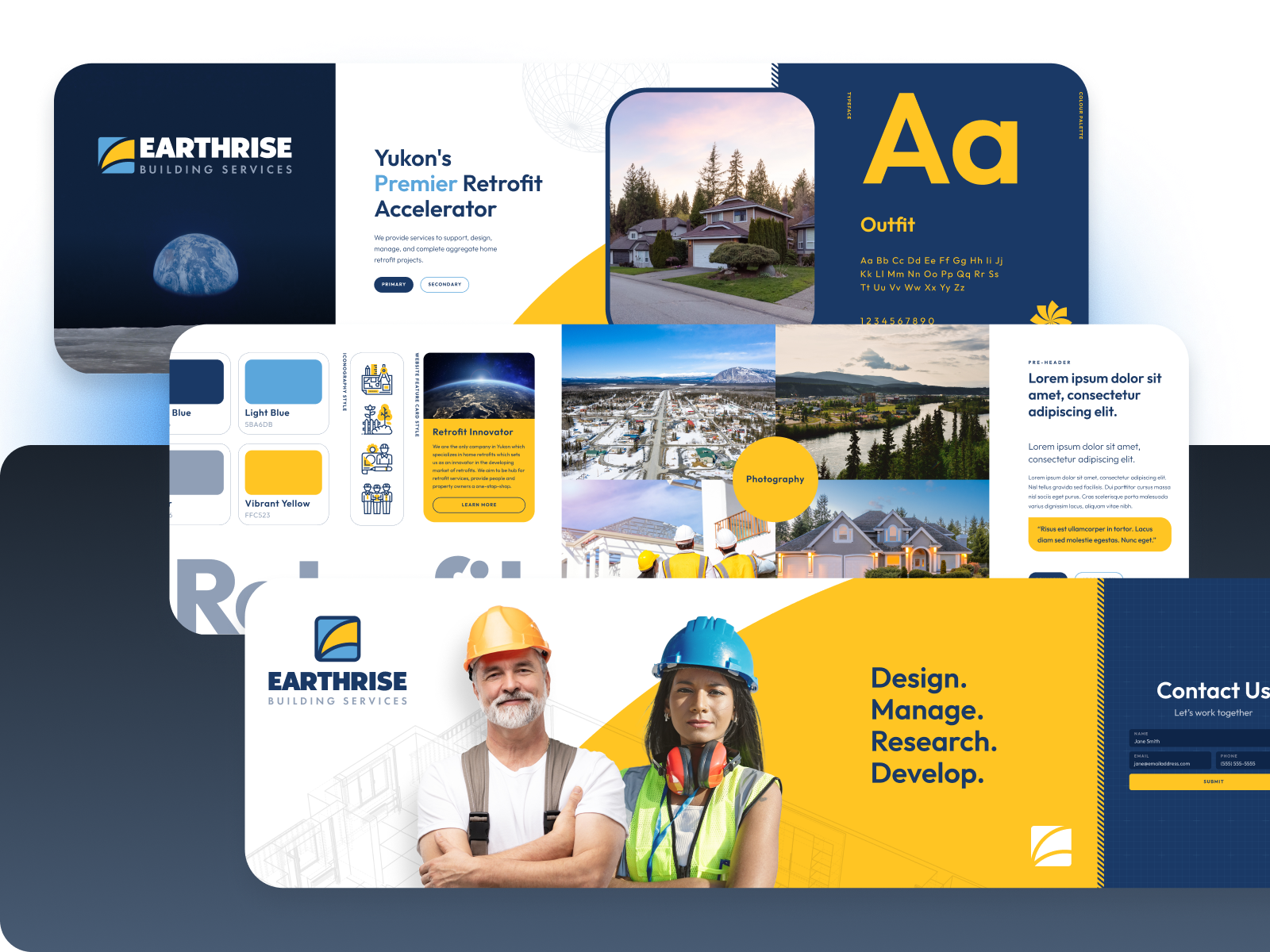 a collage of brand projects at seoplus