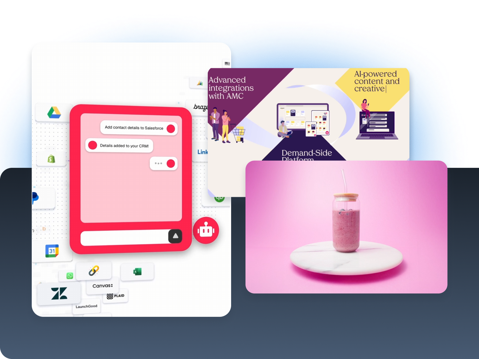 some screenshots of videos created with seoplus